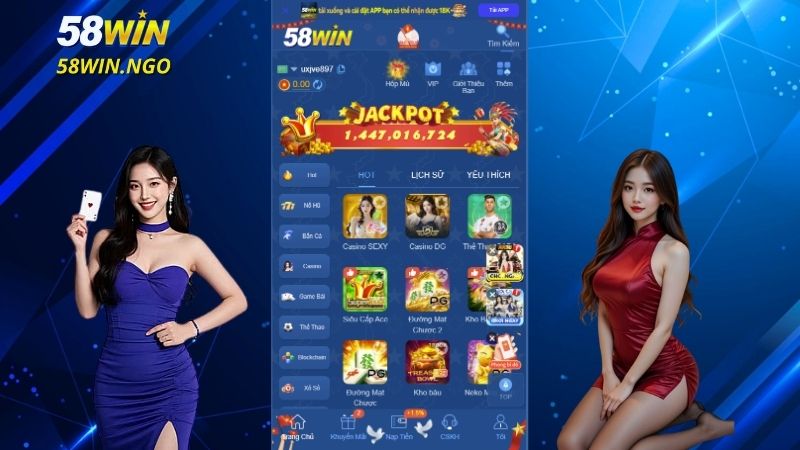 Trang chủ chơi game chính thức 58WIN